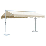 Vidaxl Luifel détaché 600x300 cm crème