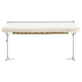 Vidaxl Luifel détaché 600x300 cm crème