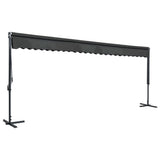 Vidaxl luifel détaché 600x300 cm anthracite