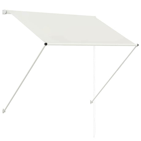 Auvent extensible Vidaxx 100x150 cm crème