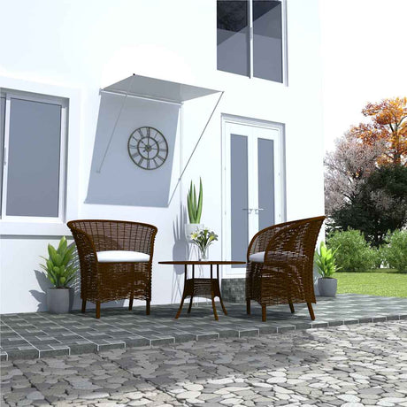 Auvent extensible Vidaxx 100x150 cm crème