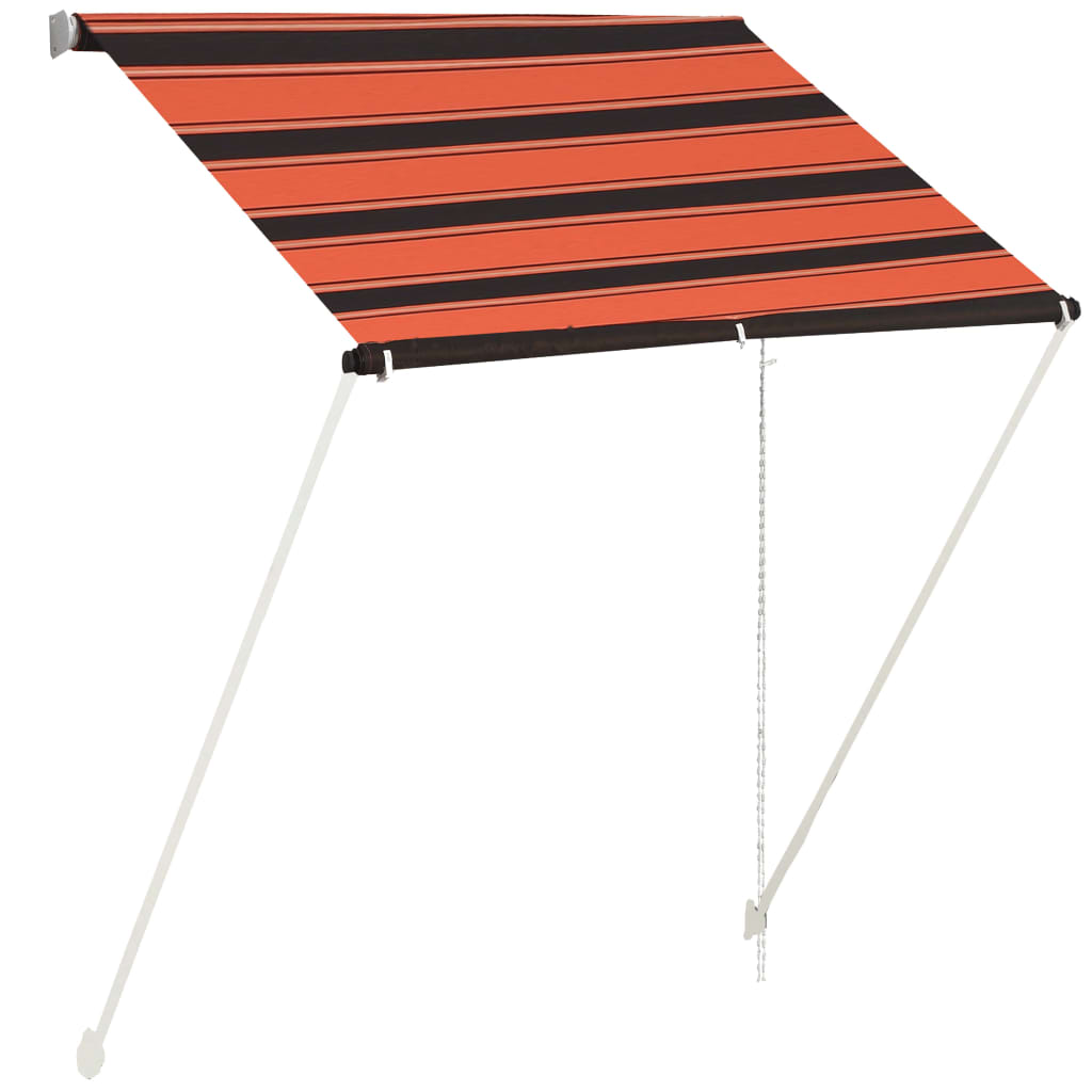 VIDAXL LUIFEL ERFEHLUNG 150X150 CM Orange und Braun