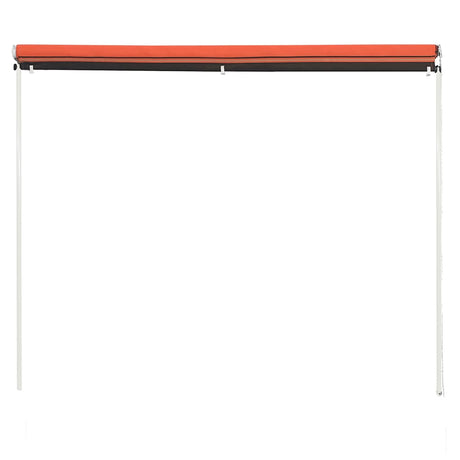 Vidaxl luifel extensible 250x150 cm orange et marron