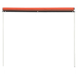 Vidaxl luifel extendable 250x150 cm Orange und Braun