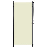 Vidaxl Roller Blind na zewnątrz 100x270 cm krem