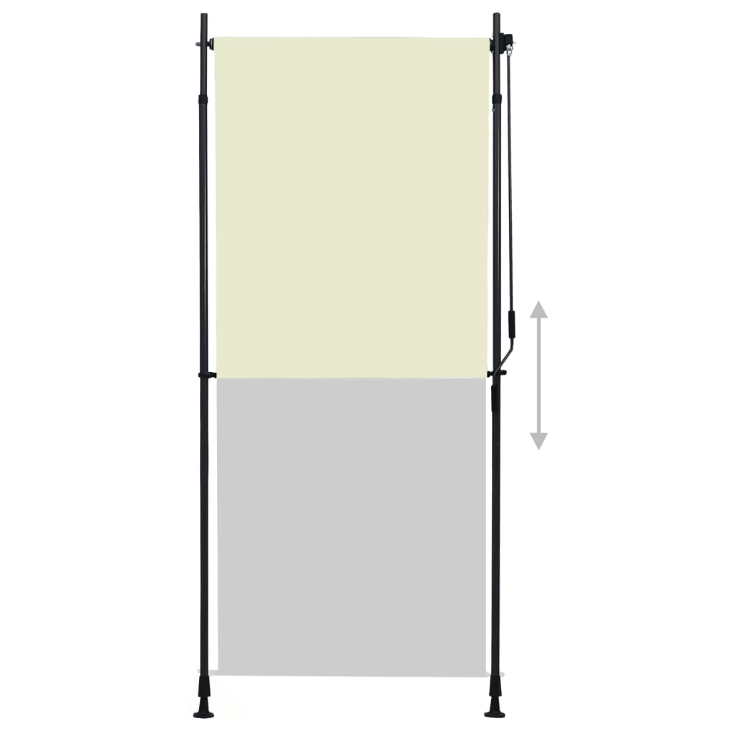 Vidaxl Roller blind for outside 100x270 cm cream