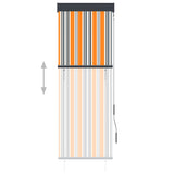 Vidaxl Roller Blind für äußere 60x250 cm gelb und blau