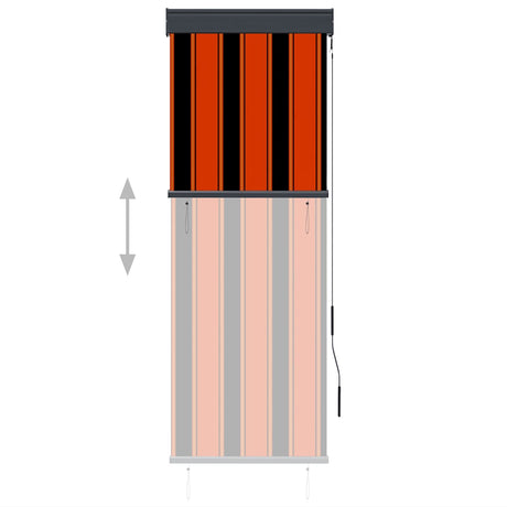 Vidaxl Rouleau aveugle pour l'extérieur de 60x250 cm orange et brun