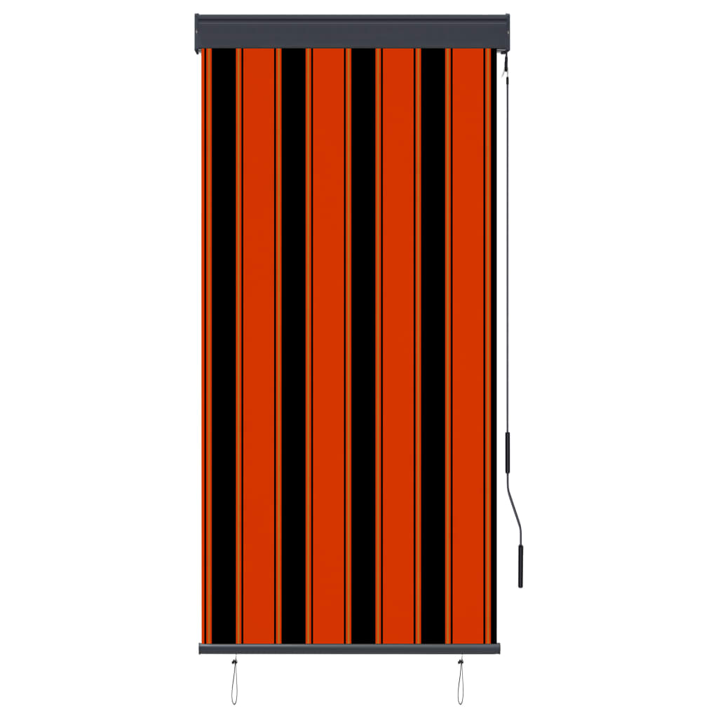 Vidaxl valjček Slepi za zunaj 80x250 cm oranžno in rjavo