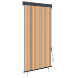 Vidaxl Roller Blind para afuera de 100x250 cm amarillo y azul