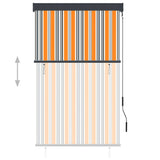 Vidaxl Roller Blind für externen 100x250 cm gelb und blau