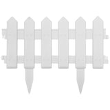 Vidaxl Gazon Arêtes 25 st 10 m pp blanc
