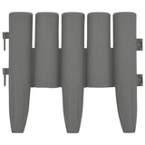 Vidaxl Gazon Arêtes 36 st 10 m pp gris
