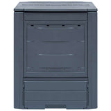 Coldons de compost Vidaxl 2 PCS 520 L 60x60x73 cm Gray