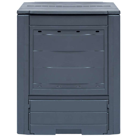 Coldons de compost Vidaxl 2 PCS 520 L 60x60x73 cm Gray