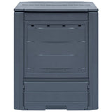 VIDAXL -Kompost -Bins 2 PCs 520 L 60x60x73 cm Grau