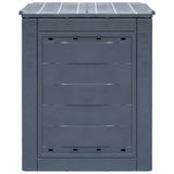 Coldons de compost Vidaxl 2 PCS 520 L 60x60x73 cm Gray
