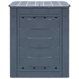 Coldons de compost Vidaxl 2 PCS 520 L 60x60x73 cm Gray