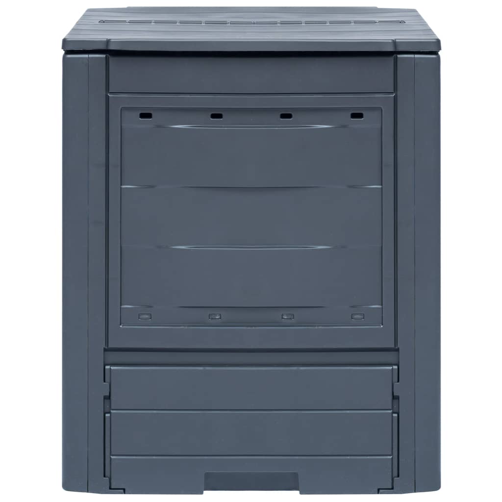 Vidaxl Kompost Bins 3 PCs 780 l 60x6073 cm Grey