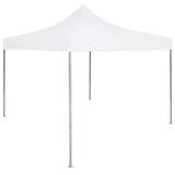 Vidaxl PartyTent plegable 3x3 m de acero blanco