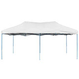 Vidaxl PartyTent pieghevole 3x6 m in acciaio bianco