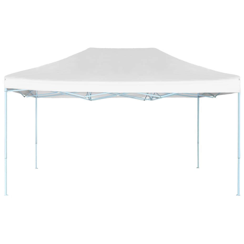 Vidaxl Partytent zložljivi 3x4,5 m bela