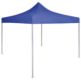 Vidaxl Partytent professionell faltbar 2x2 m Stahlblau