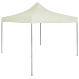 Vidaxl Partytent professionell faltbar 2x2 m Stahlcreme