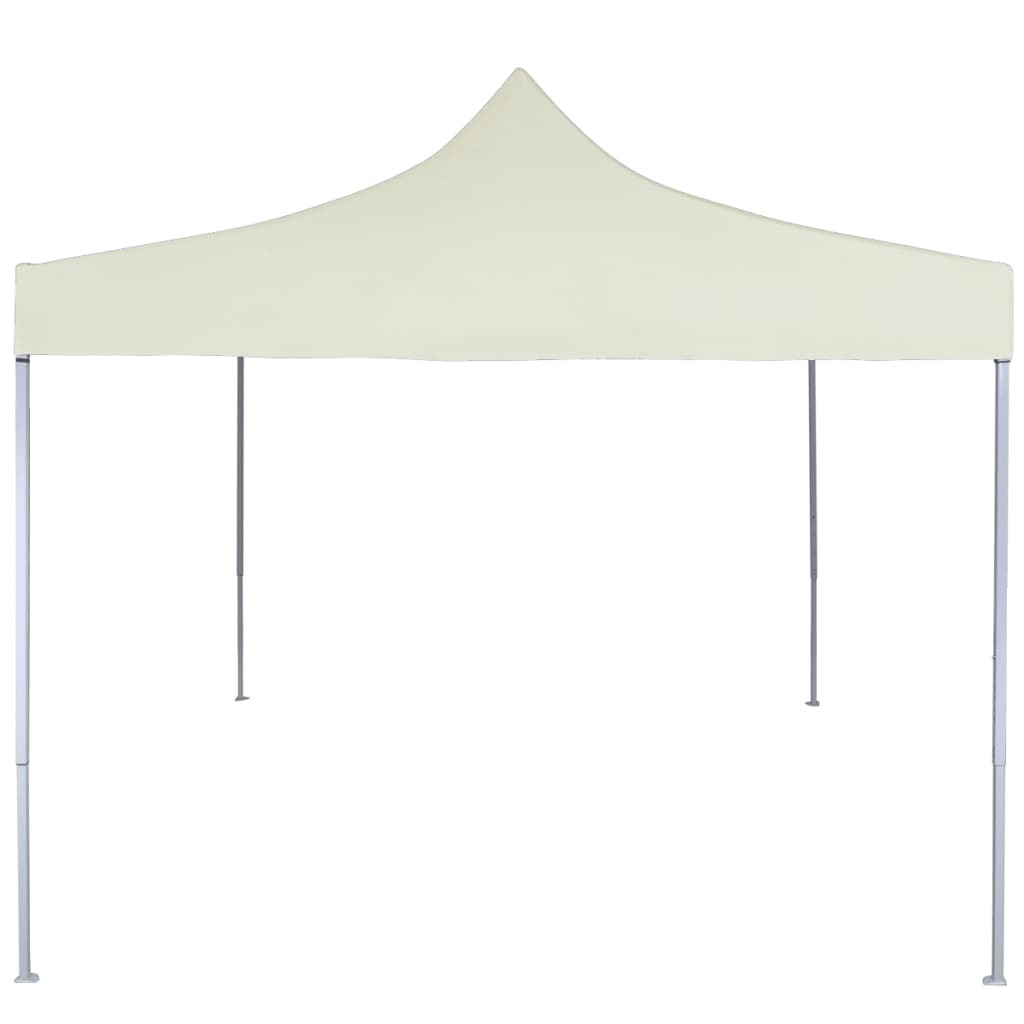 Vidaxl PartyTent Profesjonalnie składany 2x2 m stalowy crème