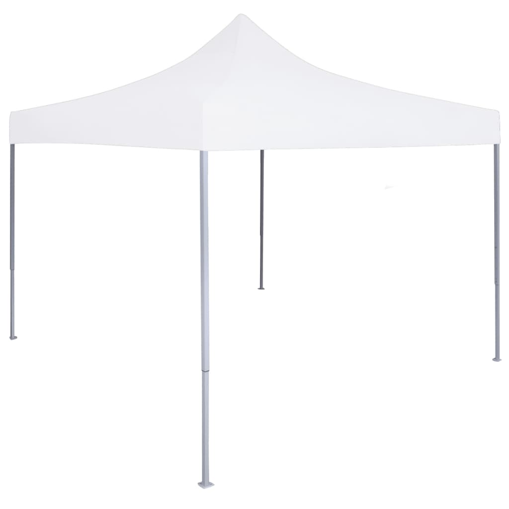 VidaXL Partytent professioneel inklapbaar 2x2 m staal wit