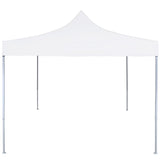 VidaXL Partytent professioneel inklapbaar 2x2 m staal wit