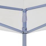 VidaXL Tente de fête professionnellement pliable 2x2 m acier blanc
