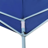 Vidaxl Arbor pieghevole con 2 pareti laterali 5x5 m blu