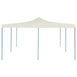 Vidaxl arbor pliable 5x5 m crème