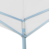 Vidaxl arbor pliable 5x5 m blanc