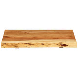 Plan de lavabo Vidaxx 58x52x3,8 cm bois d'acacia massif
