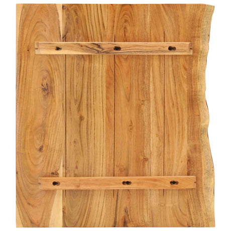 Plan vasque Vidaxx 80x52x2,5 cm bois d'acacia massif