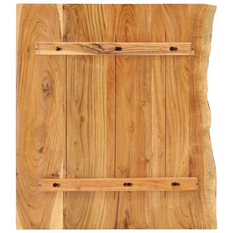Plan de lavabo Vidaxx 80x52x3,8 cm bois d'acacia massif