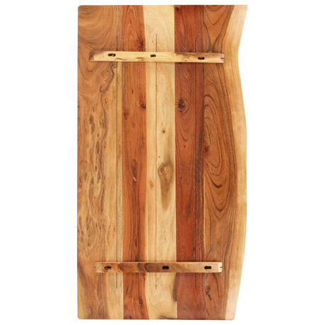 Plan vasque Vidaxx 100x52x2,5 cm bois d'acacia massif