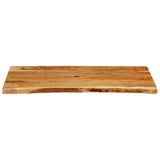 Plan de lavabo Vidaxx 114x52x4 cm bois d'acacia massif