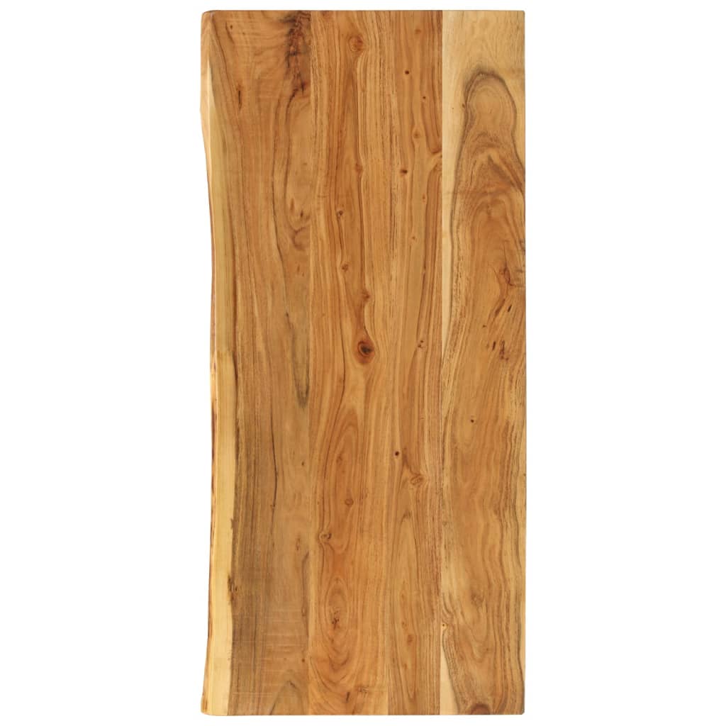 Plan vasque Vidaxx 140x52x3,8 cm bois d'acacia massif