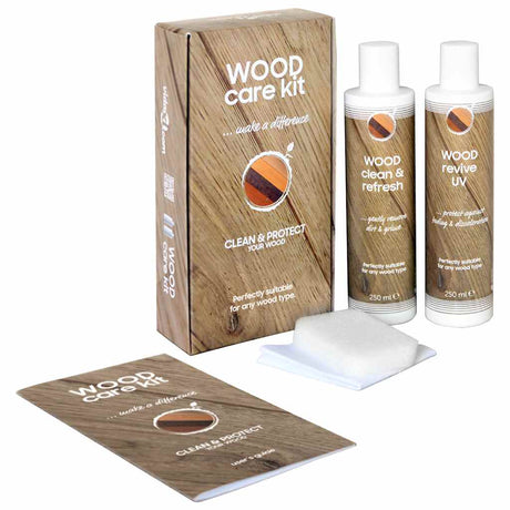 Ensemble de soins en bois Vidaxl Kit de soins 2x250 ml