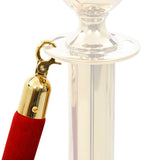 Vidaxl Cordon de vente en velours rouge et or de couleur