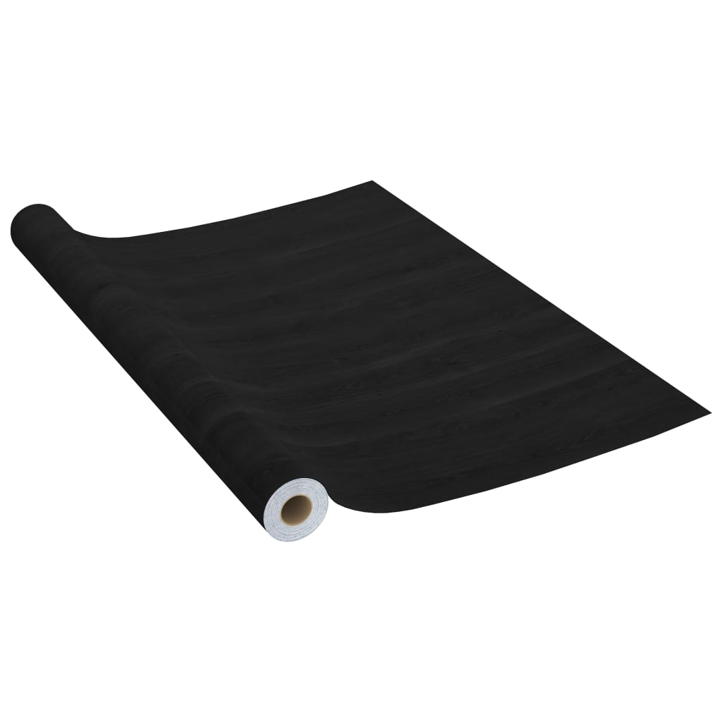 Vidaxl Miwweler Ueleg Selbst -adhesiv 500x90 cm pvc donkel faarweg faarweg