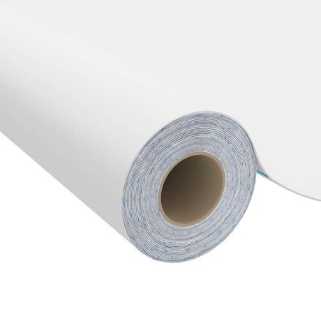 Vidaxl Meuble Huile auto-adhésive 500x90 cm PVC blanc
