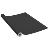 Vidaxl Furniture Olio autoadesivo 500x90 cm PVC nero