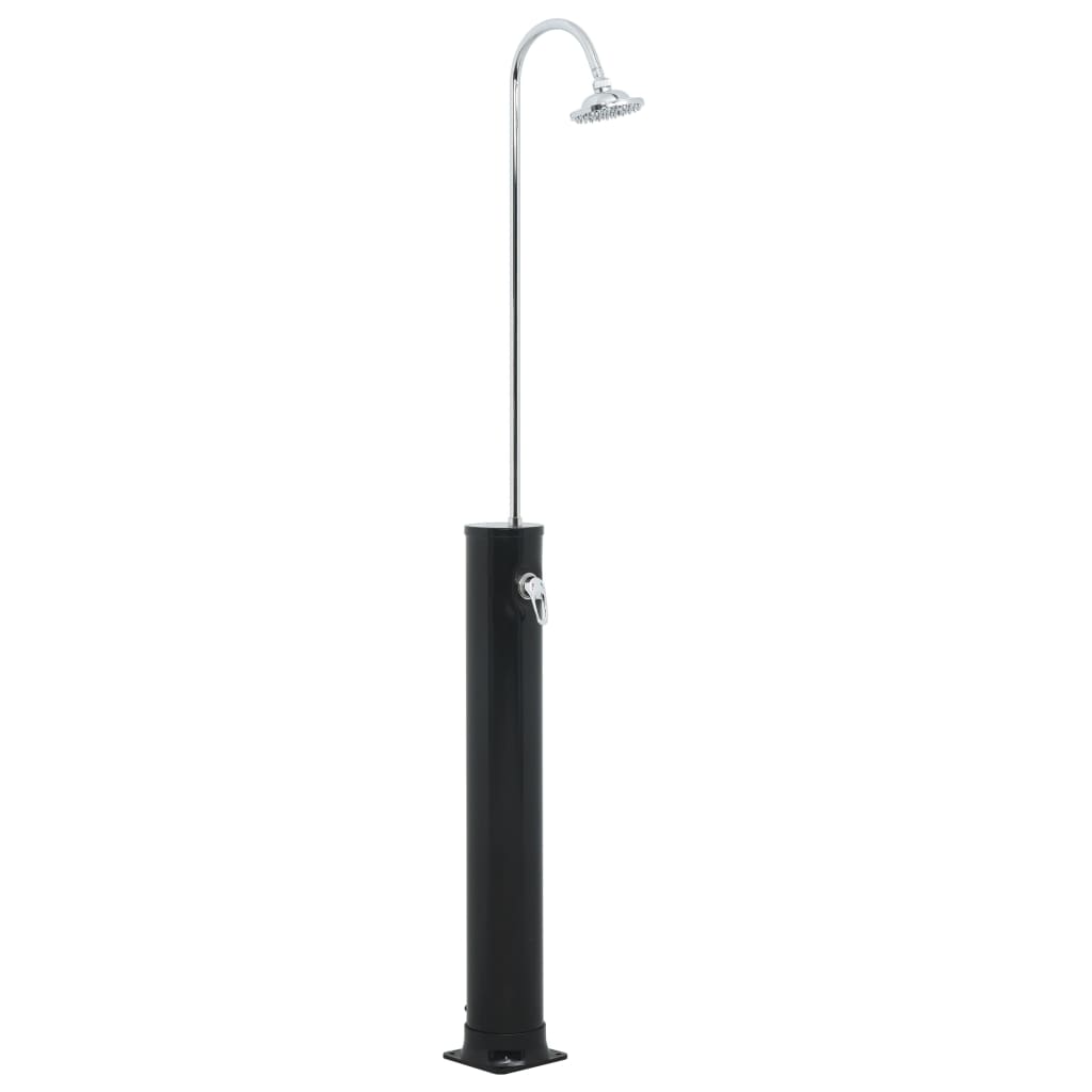 Vidaxl Solardouche 20 L 214 cm nero