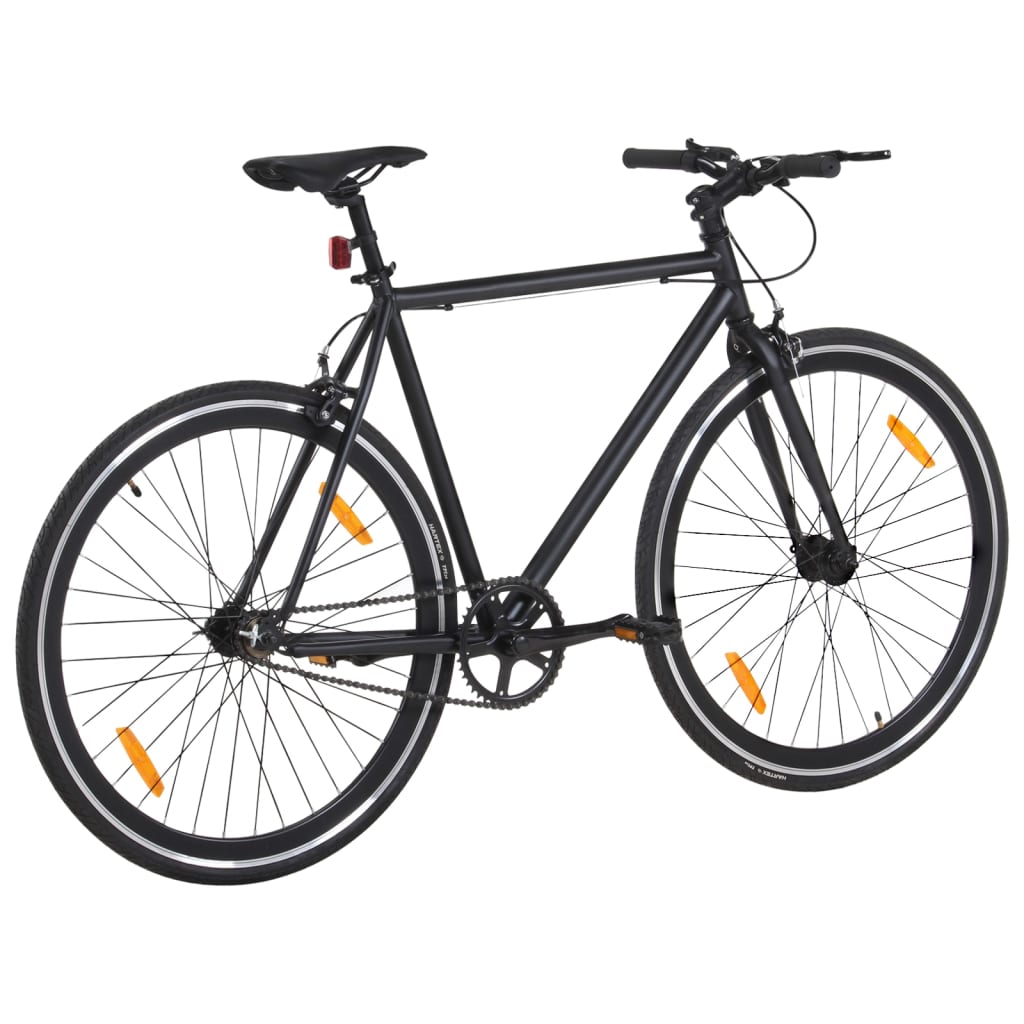 Vidaxl -Fahrrad mit festem Zahnrad 700 C 51 cm Schwarz