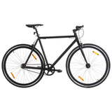 Vidaxl Bicycle avec du matériel fixe 700 C 55 cm noir