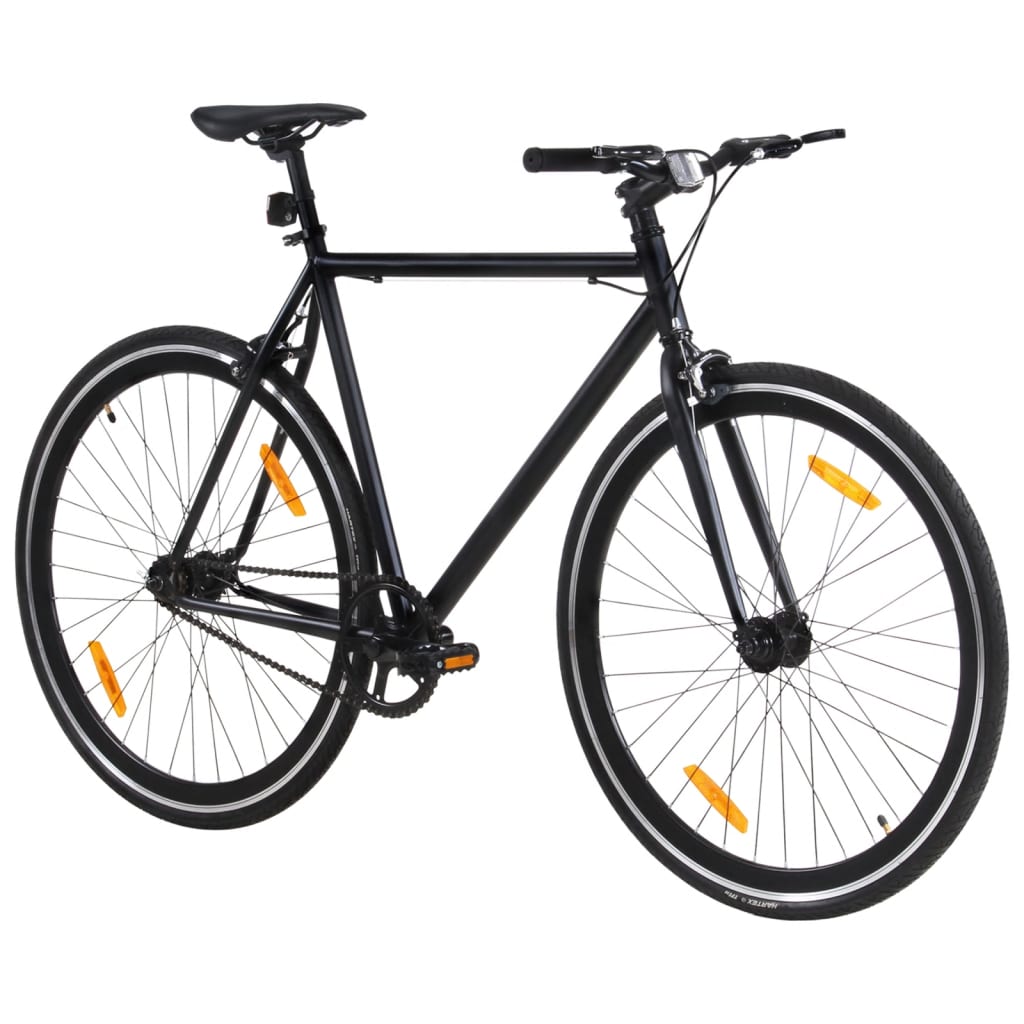 Vidaxl Bicycle avec du matériel fixe 700 C 55 cm noir
